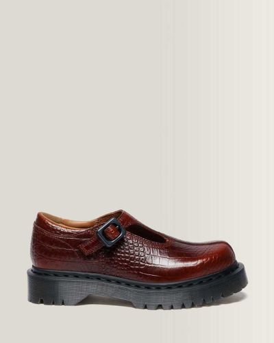 Babies Rejena en Cuir Gaufré Croco Chaussures en , Taille: 37 - Dr. martens - Modalova