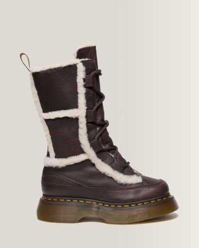 Boots Buzz en Cuir Grizzly Doublées De Fourrure Synthétique À Lacets en , Taille: 37 - Dr. martens - Modalova