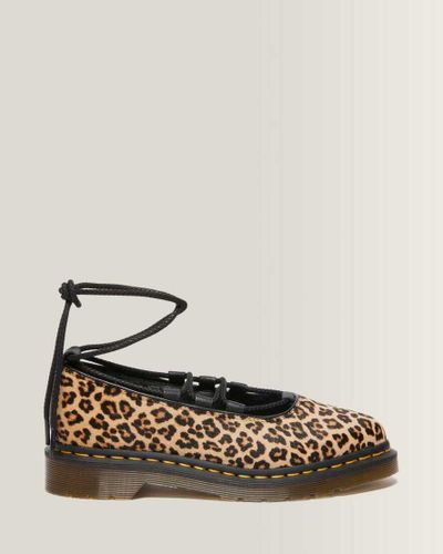 Ballerines Elphie II en Cuir Hair-On Léopard Chaussures en , Taille: 36 - Dr. martens - Modalova
