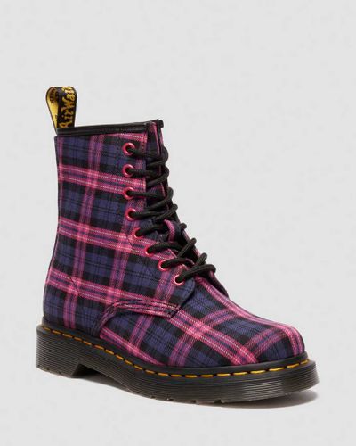 Boots 1460 Tartan À Lacets en , Taille: 41 - Dr. martens - Modalova