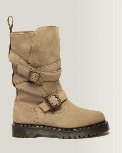 Biker Boots Anistone en Daim À Brides en , Taille: 36 - Dr. martens - Modalova