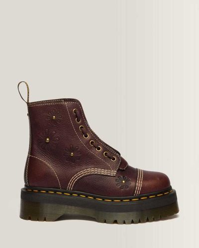 Boots Plateformes Sinclair Flower en Cuir Grizzly Chaussures en , Taille: 42 - Dr. martens - Modalova