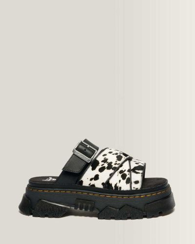 Sandales Mattison en Cuir Hair-On Dalmatien , Taille: 39 - Dr. martens - Modalova
