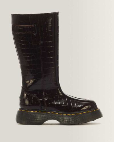 Boots Buzz Hi en Cuir Croc Emboss en , Taille: 37 - Dr. martens - Modalova