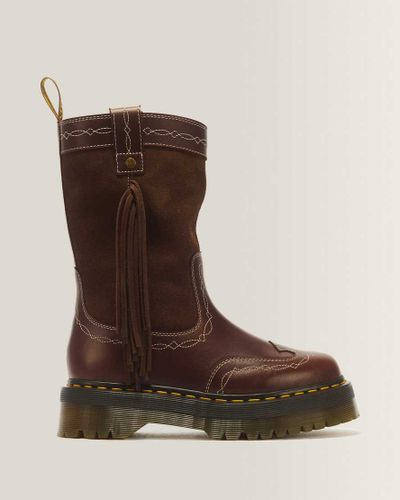 Boots Quad Mid Desert Rodeo en Cuir Et en Daim en , Taille: 46 - Dr. martens - Modalova