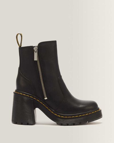 Boots À Talons Spence À Zip en Cuir Sendal en , Taille: 38 - Dr. martens - Modalova