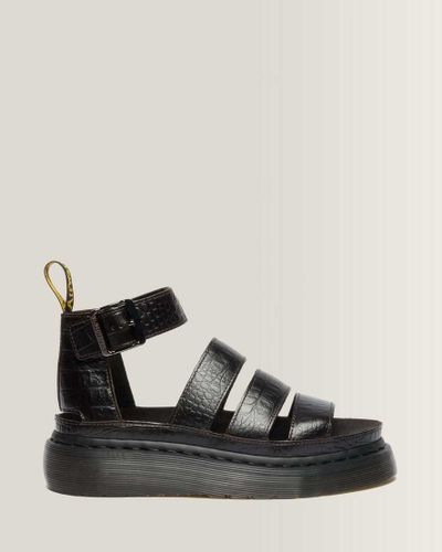 Sandales Clarissa Quad en Cuir Effet Croco À Brides en , Taille: 40 - Dr. martens - Modalova