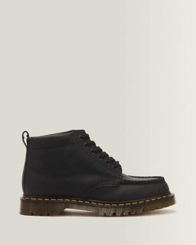 Boots Lowell Chukka en Cuir Crazy Horse À 6 Œillets Et À Bout Mocassin Chaussures en , Taille: 36 - Dr. martens - Modalova