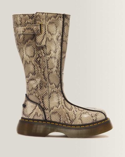 Boots Buzz Hi en Cuir Snake Print À Zip en , Taille: 39 - Dr. martens - Modalova