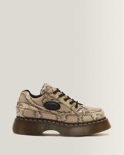 Chaussures Buzz en Cuir Snake Print À 5 Œillets en , Taille: 42 - Dr. martens - Modalova