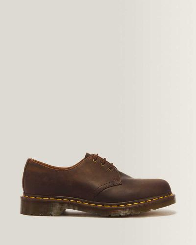 A Heavyweight Cuir With A Tough, Worn-In Appearance 1461 - Chaussures en , Taille: 45 - Dr. martens - Modalova
