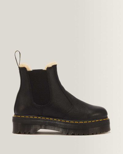 Plateformes 2976 Quad Fourrées Bottines Chelsea Dames Cuir Boots Chaussures en , Taille: 36 - Dr. martens - Modalova