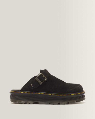 Suède Mules Plateformes Zebzag en Daim À Brides en , Taille: 42 - Dr. martens - Modalova