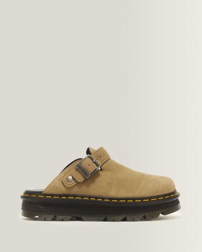Suède Mules Plateformes Zebzag en Daim À Brides en /, Taille: 42 - Dr. martens - Modalova