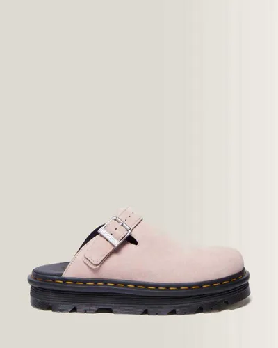 Suède Mules Plateformes Zebzag en Daim À Brides en , Taille: 36 - Dr. martens - Modalova