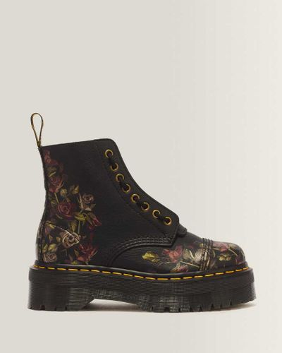 Boots Sinclair Decayed Roses en Cuir Tumbled Nappa en , Taille: 43 - Dr. martens - Modalova