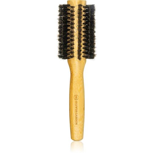 Bamboo Touch brosse ronde cheveux avec poils de sanglier diamètre 30 mm 1 pcs - Olivia Garden - Modalova