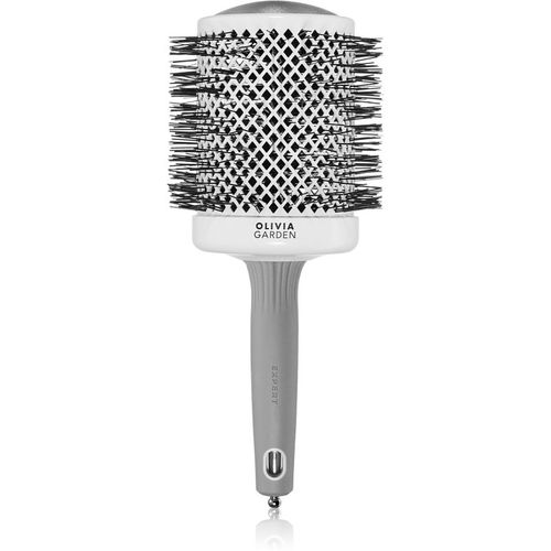 Expert Shine Wavy Bristles White&Grey brosse à cheveux průměr 80 mm 1 pcs - Olivia Garden - Modalova