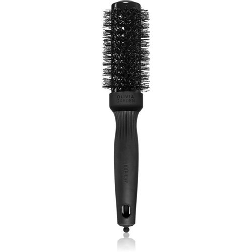 Black Label SHINE Wavy Bristles brosse ronde pour cheveux diamètre 35 mm 1 pcs - Olivia Garden - Modalova