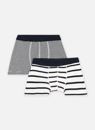 Vêtements Lot de 2 Boxers Rayés Garçon pour Enfant - Petit Bateau - Modalova