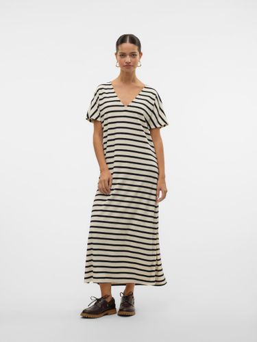 Vêtements VMEMELI C/S V-NECK 7/8 DRESS JRS LCS - Vero Moda - Modalova