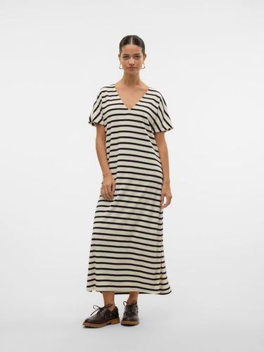 Vêtements VMEMELI C/S V-NECK 7/8 DRESS JRS LCS - Vero Moda - Modalova