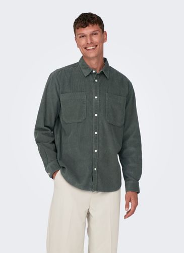 Vêtements ONSALP RLX 2PKT WASHD CORD LS SHIRT NOOS - Only & Sons - Modalova