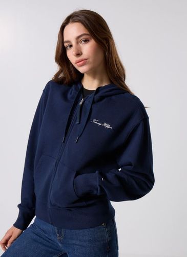 Vêtements Script Reg Pique Zip WW0WW45742C1G - Tommy Hilfiger - Modalova