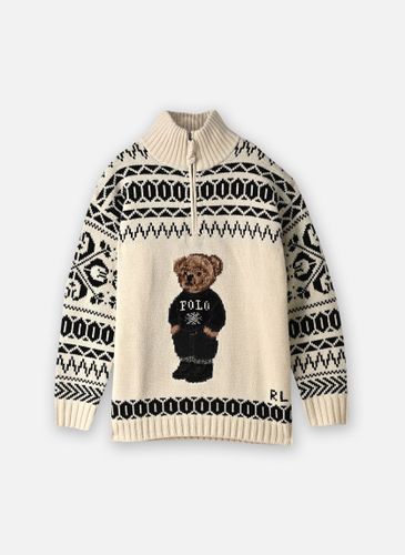 Pull Demi-Zippé Bear En Laine Et Cachemi pour - Polo Ralph Lauren - Modalova