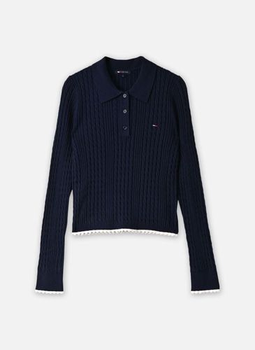 Tjw Micro Cable Polo pour - Tommy Jeans - Modalova