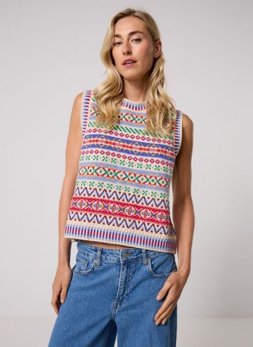 Young Ladies Knitted Sleeveless Sweater- pour - Lili Sidonio - Modalova