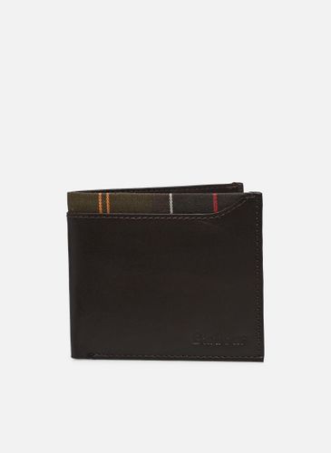 Brodick Leather/Tartan Billfold Wallet pour - Barbour - Modalova