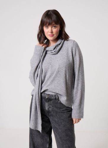 Objchuma L/S Lo Knit Scarf Pullover Noos pour - OBJECT - Modalova