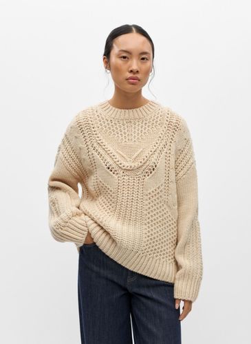 Objhinna L/S Re Knit Pullover 146 pour - OBJECT - Modalova