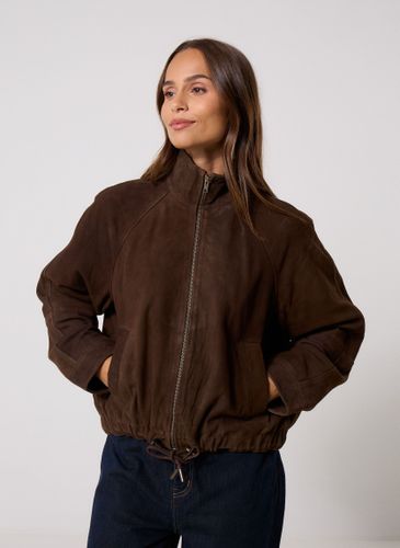 Roususie L/S Suede Jacket/Pf pour - Rouge Edit - Modalova