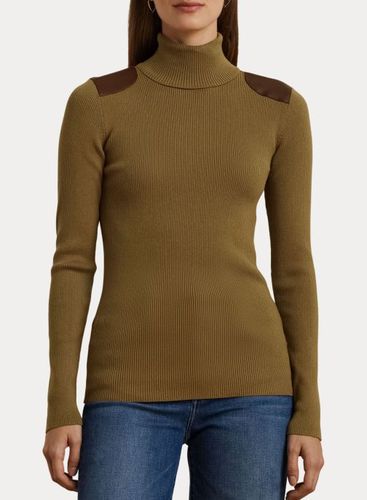 Vêtements Col roulé côtelé bordé de cuir vegan pour Accessoires - Lauren Ralph Lauren - Modalova