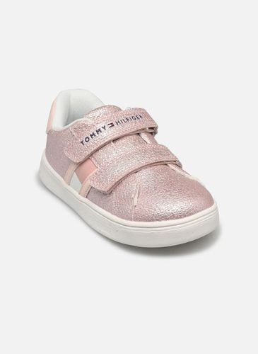 Baskets FLAG LOW CUT VELCRO SNEAKER PINK pour Enfant - Tommy Hilfiger - Modalova