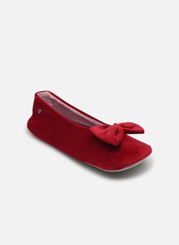 Chaussons Ballerine Velours – Grand Nœud W pour - Isotoner - Modalova