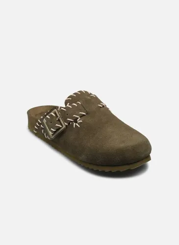 Mules et sabots Leather sabot with stitchings - Colors of California - Modalova