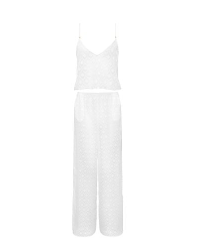 Cassat Cami & Trouser Set White - Bluebella - US - Modalova