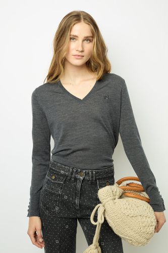 Pull V en laine fine - JULIETTE - GD - Modalova