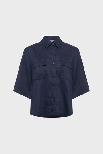 Chemise ample à poches - Indigo - Gerard Darel - Modalova