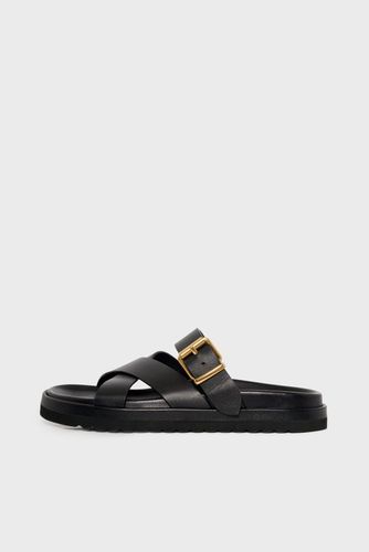 Sandale en cuir à petite plateforme - JEAN - Gerard Darel - Modalova