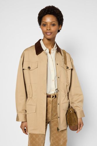 Trench à col en velours - ZOELIE - Gerard Darel - Modalova