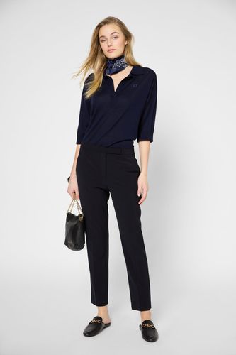 Pantalon droit au dos élastiqué - LIANA - Gerard Darel - Modalova