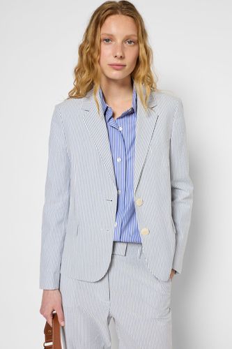 Blazer en coton à rayures - RIVELLE - Gerard Darel - Modalova