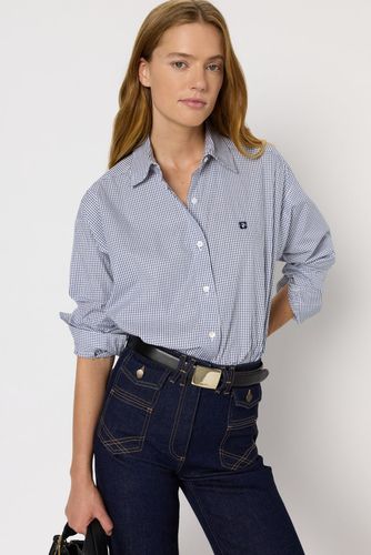 Chemise en coton à petits carreaux - AMILA - Gerard Darel - Modalova