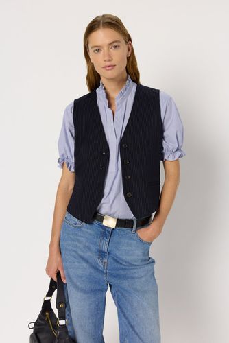 Blouse rayée à volants - ANYA - Gerard Darel - Modalova