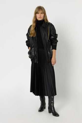 Jupe plissée unie - BAHIRA - Noir - Gerard Darel - Modalova