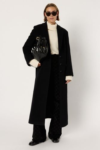 Manteau long et droit - MELI - Noir - Gerard Darel - Modalova